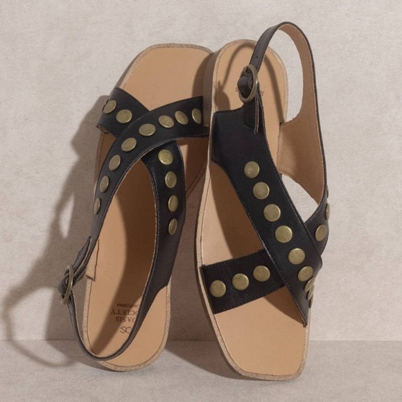 OASIS SOCIETY kylie sandal black size 8 - Picture 1 of 9